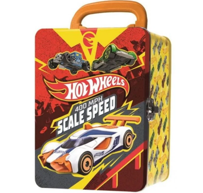 MALETA METÁLICA – HOT WHEELS – BOX PARA 18 CARRINHOS – Armazém