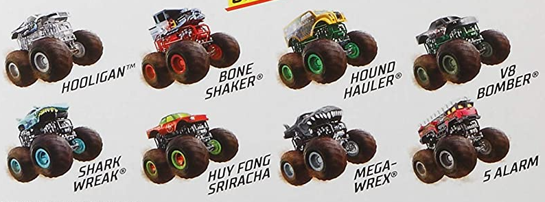 Carrinho Hot Wheels Monster Truck Surpresa Mattel Sortido