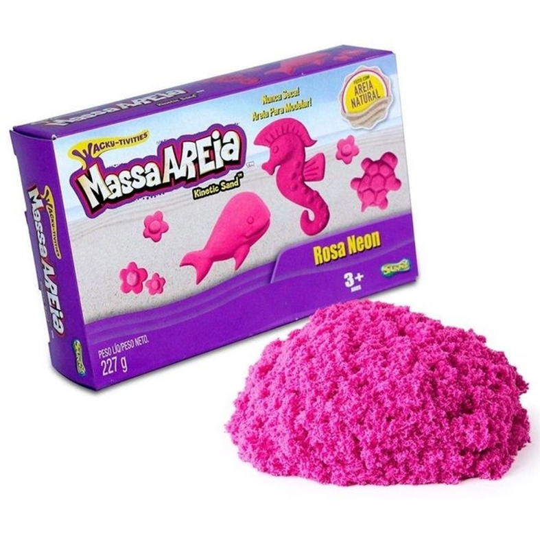 MASSA AREIA DE MODELAR ROSA NEON - SUNNY