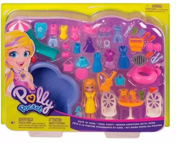 Playset Polly Pocket com Mini Bonecas - Boutique de Moda - Mattel