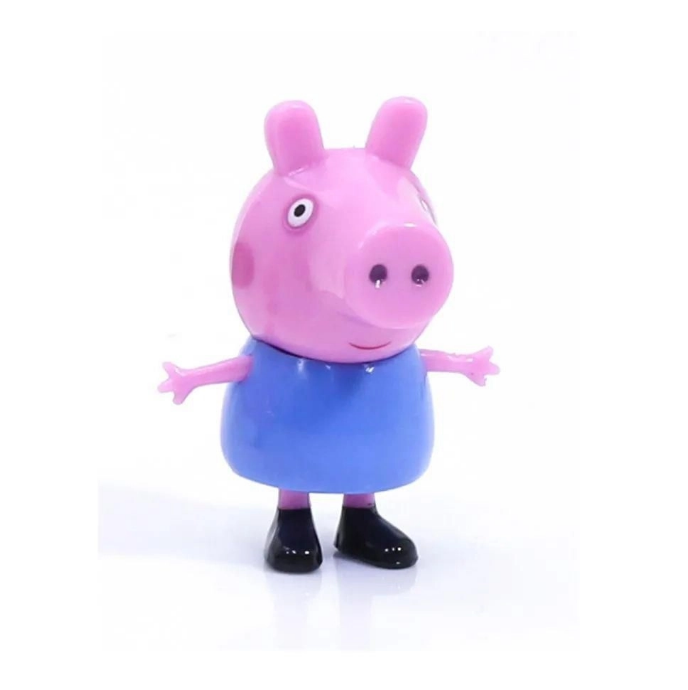 George está construindo uma torre! Peppa Pig e sua família em português.  Histórias para crianças 