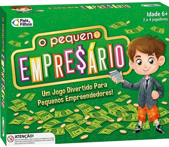 JOGO O PEQUENO EMPRESÁRIO A PARTIR DE 6 ANOS - PAIS E FILHOS