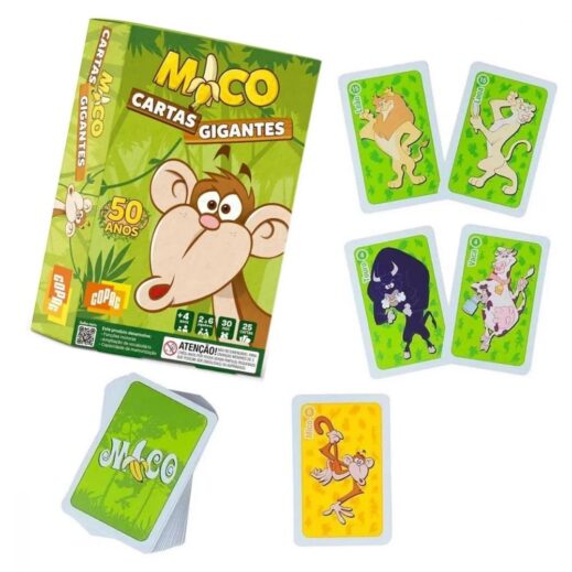 JOGO DE BARALHO MICO CARTAS GIGANTES - COPAG