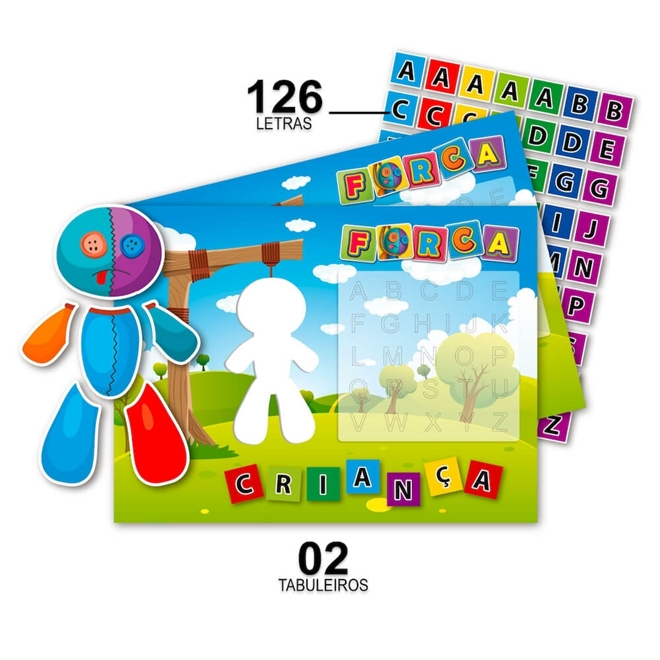 JOGO FORCA - PAIS E FILHOS PEDAGOGICO