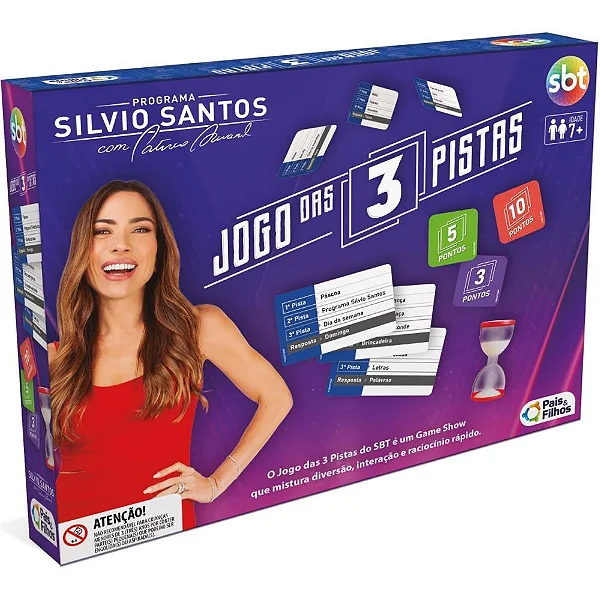JOGO 3 PISTAS SBT PAIS E FILHOS PEDAGOGICO