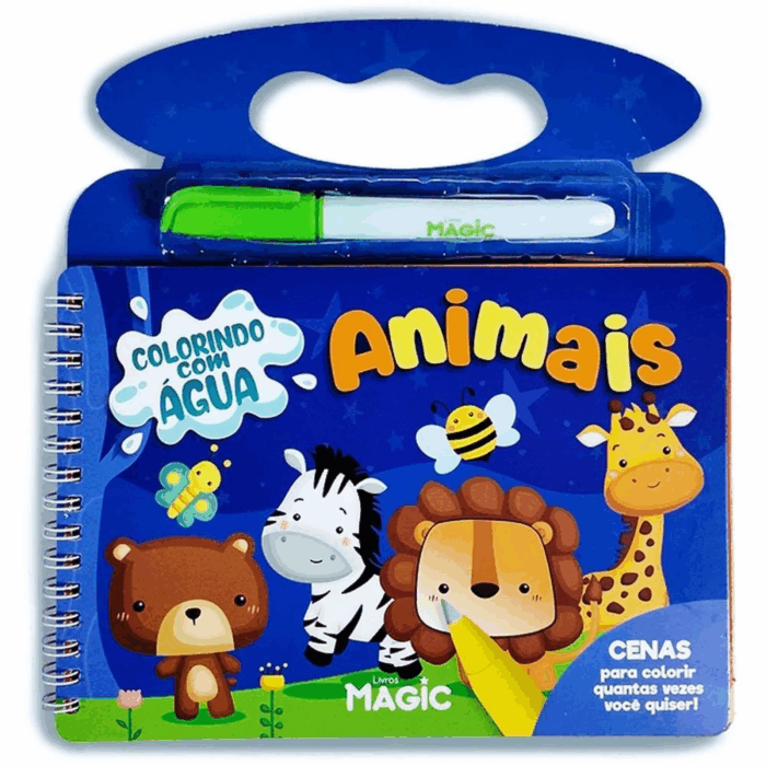 ANIMAIS LIVRO BRINQUEDO AQUABOOK - PEDAGOGICO MAGIC