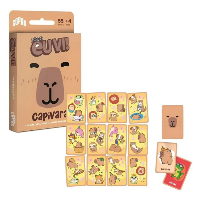 JOGO DE CARTAS EU VI - PEDAGÓGICO  COPAG CAPIVARA