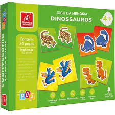 JOGO DA MEMORIA DINOSSAURO 24 PEÇAS - BRINQUEDO PEDAGOGICO EM MADEIRA -BRINCADEIRA DE CRIANÇA