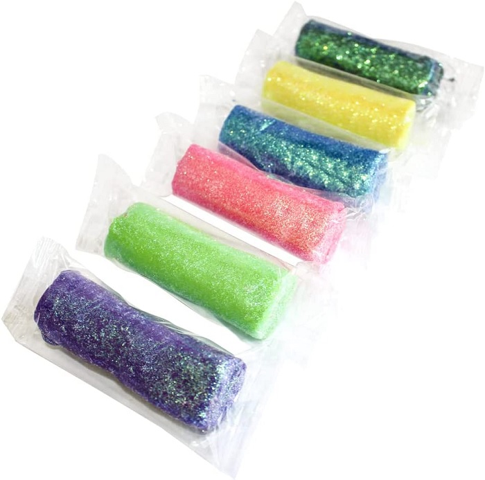 MASSA PARA MODELAR SOFT COM GLITER PACK 50G UTI GUTI - UNIDADE CORES SORTIDAS