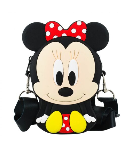 BOLSA SILICONE MINNIE VERMELHA ALÇA REGULÁVEL - UNIDADE