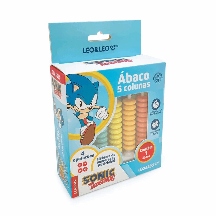 CONTADOR ÁBACO SONIC - PEDAGOGICO LEONORA