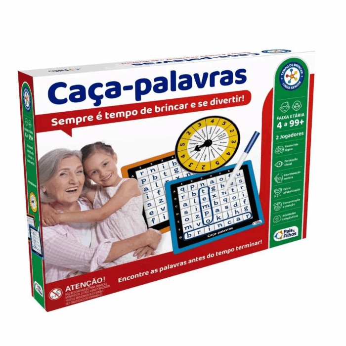 JOGO CAÇA PALAVRAS PEDAGÓGICO  PAIS E FILHOS