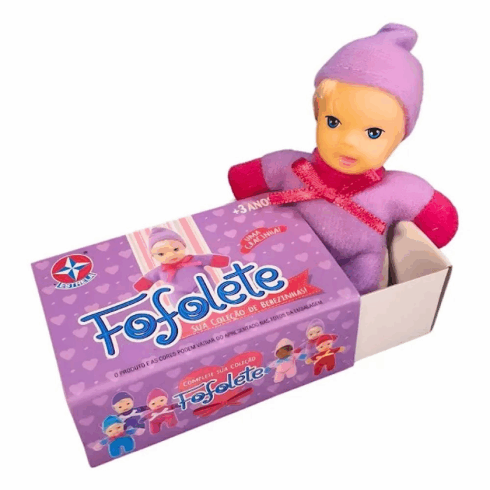 BONECA COLECIONÁVEL FOFOLETE LILÁS ESTRELA ORIGINAL - UNIDADE