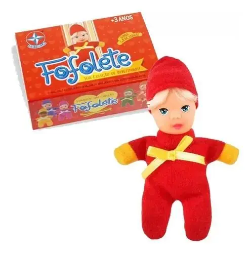 BONECA COLECIONÁVEL FOFOLETE VERMELHA ESTRELA ORIGINAL - UNIDADE