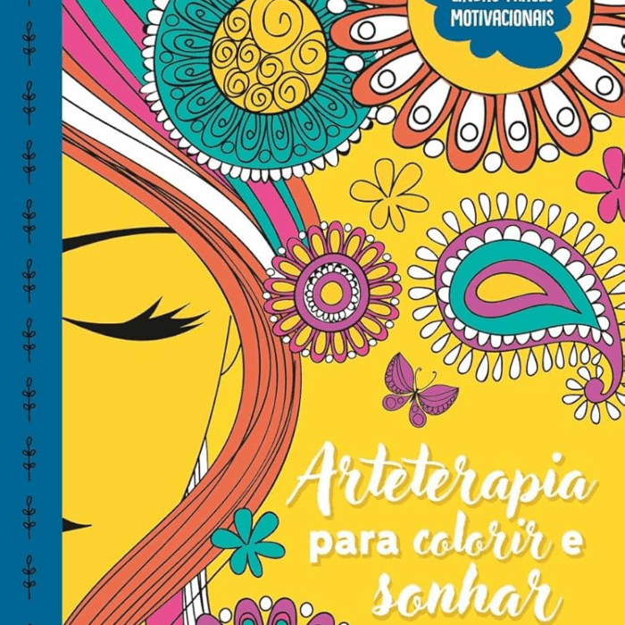 LIVRO BRINQUEDO PEDAGÓGICO ARTE TERAPIA PARA COLORIR E SONHAR