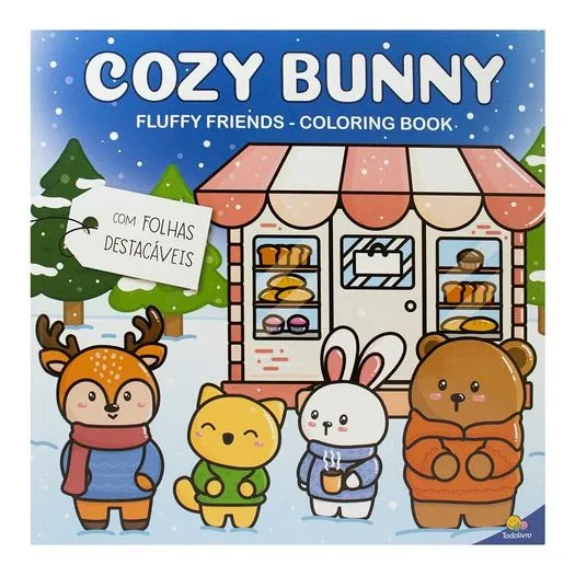 LIVRO BRINQUEDO PEDAGÓGICO COZY BUNNY