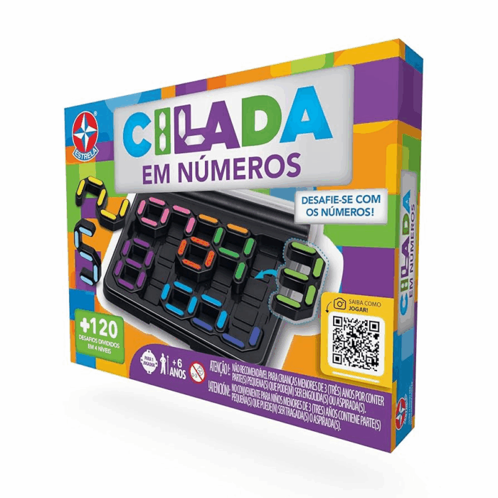 JOGO CILADA NUMEROS PEDAGOGICO - ESTRELA