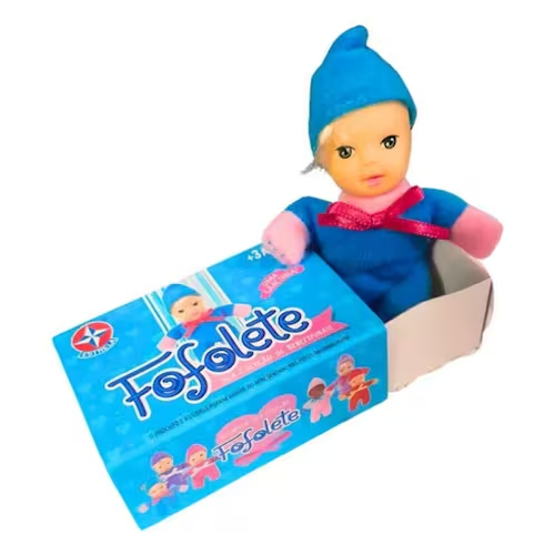 BONECA COLECIONÁVEL FOFOLETE AZUL ESTRELA ORIGINAL - UNIDADE