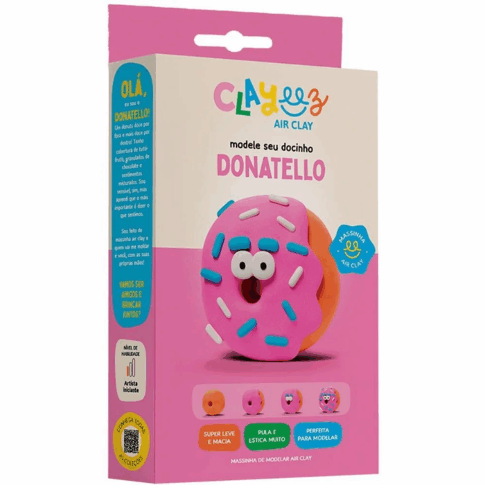 MASSA PARA MODELAR AIR CLAY MONTE DOCINHOS - PEDAGÓGICO UNIDADE DONATELLO