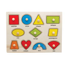 ENCAIXE DIVERTIDO FORMAS- BRINQUEDO PEDAGOGICO EM MADEIRA - TOY MIX