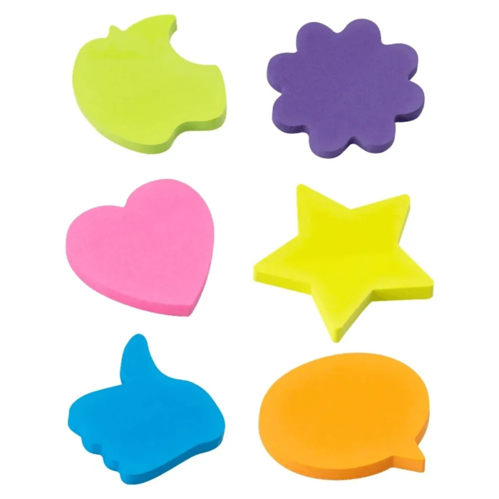 POST IT PORTA RECADO AUTOADESIVO NEON 50 FLS UNIDADE - PAPELARIA DIVERTIDA BRW