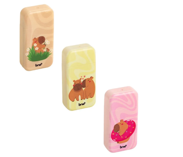 CORRETIVO ESCOLAR EM FITA CAPIVARA UNIDADE - PAPELARIA DIVERTIDA BRW