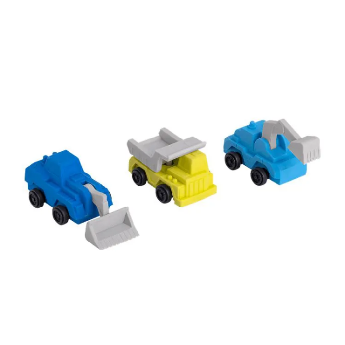 BORRACHA ESCOLAR TRATOR E CAMINHÕES SORTIDAS COM 1 UNIDADE  - PAPELARIA DIVERTIDA BRW