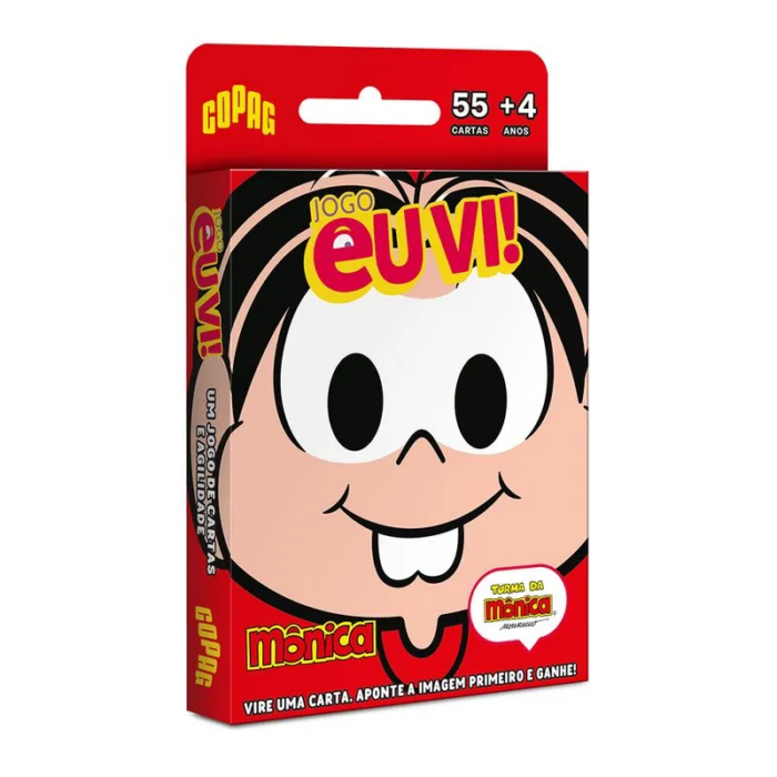 JOGO DE CARTAS EU VI - COPAG PEDAGÓGICO TURMA DA MÔNICA