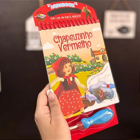 CHAPEUZINHO VERMELHO LIVRO BRINQUEDO AQUABOOK - PEDAGOGICO BRASILEITURA