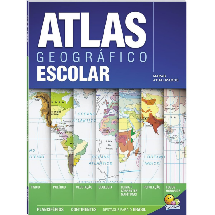 LIVRO ATLAS GEOGRAFICO ESCOLAR - PEDAGOGICO TODOLIVRO