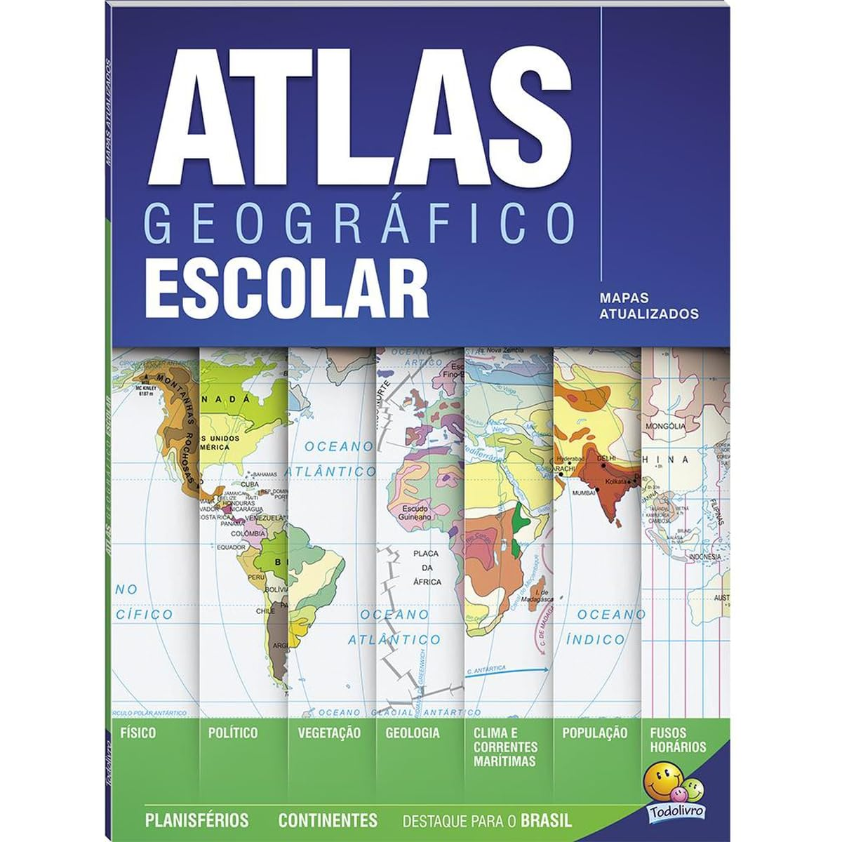 LIVRO ATLAS GEOGRAFICO ESCOLAR - PEDAGOGICO TODOLIVRO