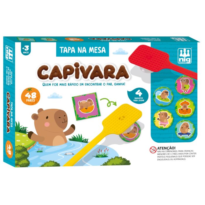 JOGO TAPA NA MESA CAPIVARA PEDAGOGICO